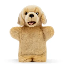 Animalcraft Plush Yellow Lab Dog Hand Puppet by Demdaco