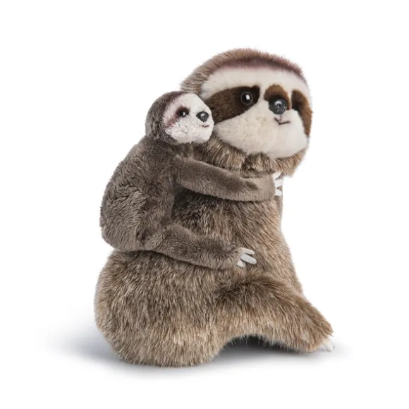 Animalcraft Stuffed Sloth Mom and Baby by Demdaco