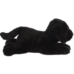 Bagel the Stuffed Black Lab Flopsie by Aurora