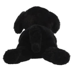 Bagel the Stuffed Black Lab Flopsie by Aurora