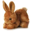 Bitty the Stuffed Brown Rabbit Mini Flopsie by Aurora