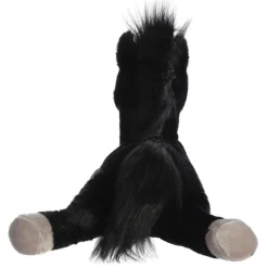 Blackjack The Stuffed 12 Inch Plush Laying Black Horse by Aurora