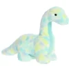 Blue Brachiosaurus Stuffed Animal Watercolor Dinos by Aurora