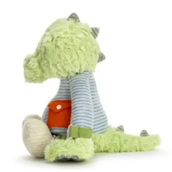 Buckle and Snap Buddies Plush Dinosaur Learning Toy by Demdaco