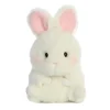 Bunbun the White Bunny Stuffed Animal 5 Inch Rolly Pet by Aurora