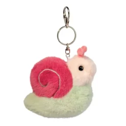 Clip-On Stuffed Snail Bag Charm by Douglas