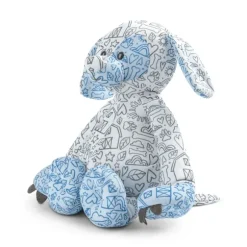 Color Me Plush Puppy Dog with Washable Markers by Demdaco