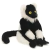 Cuddlekins Black and White Ruffed Lemur Plush Animal by Wild Republic