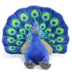 Cuddlekins Peacock Stuffed Animal by Wild Republic