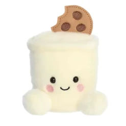 Duncan the Plush Milk and Cookies Palm Pals by Aurora
