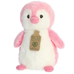 Eco Nation Hugs Plush Pink Penguin by Aurora