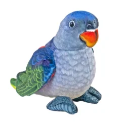 Eco-Friendly Rainforest 4.5 Inch Plush Blue Rumped Parrot by Wild Republic