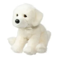 Everest the Stuffed White Retriever Dog by Douglas