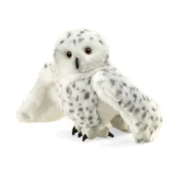 Full Body Snowy Owl Puppet by Folkmanis Puppets