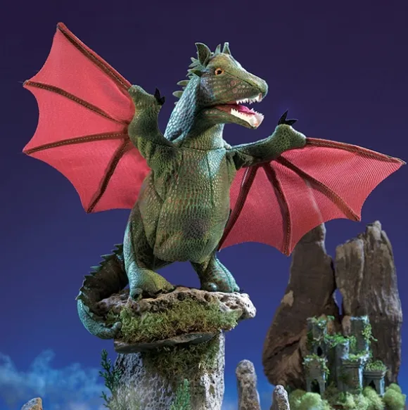 Full Body Winged Dragon Puppet by Folkmanis Puppets