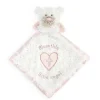 Guardian Angel Baby Safe Plush Pink Bear Blankie by Demdaco