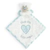 Guardian Angel Baby Safe Plush Blue Bear Blankie by Demdaco