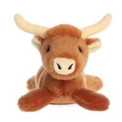 Haddow the Stuffed Highland Cow Magnetic Shoulderkins Plush by Aurora