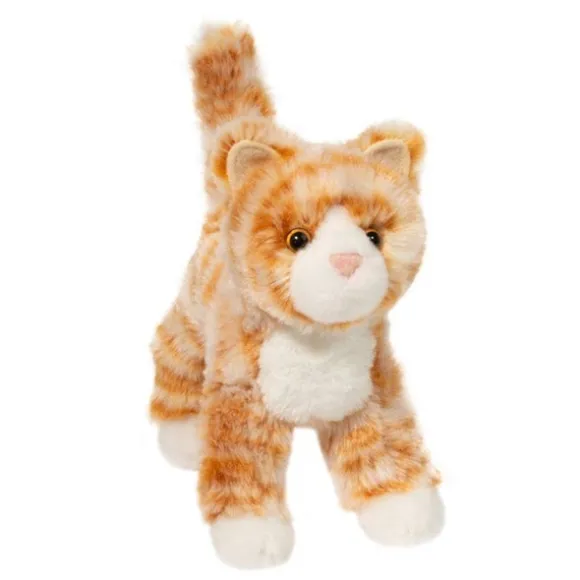 Hally the Little Plush Orange Striped Cat by Douglas