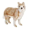 Handcrafted 14 Inch Lifelike Young Coyote Stuffed Animal by Hansa