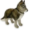 Handcrafted 15 Inch Lifelike Standing Plush Wolf by Hansa