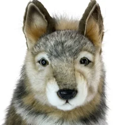 Handcrafted 15 Inch Lifelike Standing Plush Wolf by Hansa