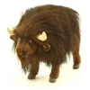 Handcrafted 14 Inch Lifelike Buffalo Stuffed Animal by Hansa