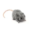 Handcrafted 5 Inch Lifelike Gray Rat Stuffed Animal by Hansa