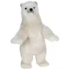 Handcrafted 19 Inch Lifelike Standing Stuffed Polar Bear Cub by Hansa