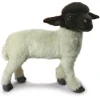 Handcrafted 14 Inch Lifelike Blackface Sheep Stuffed Animal by Hansa