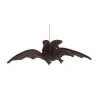 Handcrafted 15 Inch Lifelike Black Bat Stuffed Animal by Hansa