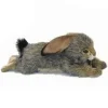 Handcrafted 15 Inch Lifelike Black-tailed Rabbit with Floppy Ears Stuffed Animal by Hansa