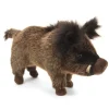 Handcrafted 12 Inch Lifelike Baby Wild Boar Stuffed Animal by Hansa