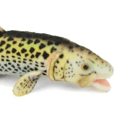 Handcrafted 14 Inch Lifelike Trout Stuffed Animal by Hansa