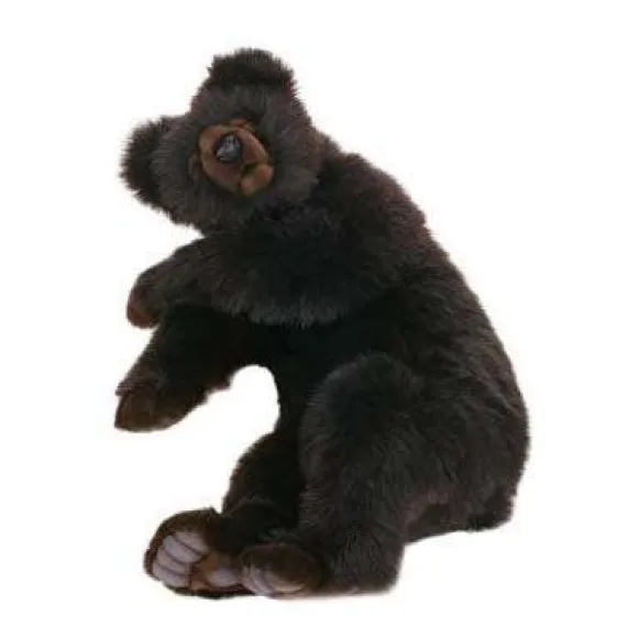 Handcrafted 28 Inch Lifelike Sleeping Bear Stuffed Animal by Hansa