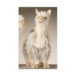 Handcrafted 17 Inch Lifelike Male Llama Stuffed Animal by Hansa