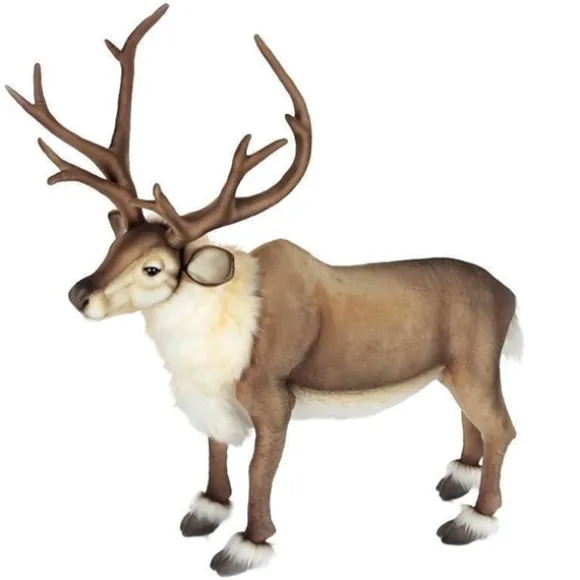 Handcrafted 28 Inch Lifelike Nordic Deer Stuffed Animal by Hansa