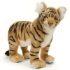 Handcrafted 12 Inch Standing Lifelike Stuffed Tiger Cub by Hansa