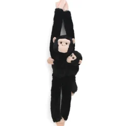Hanging Stuffed Chimpanzee with Baby by Wild Republic