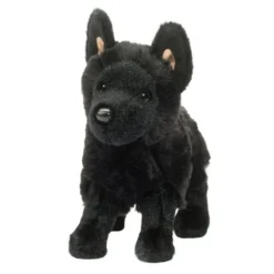 Harko the Plush Black German Shepherd Dog by Douglas