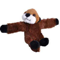 Huggers River Otter Stuffed Animal Slap Bracelet by Wild Republic