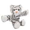 Huggers White Tiger Stuffed Animal Slap Bracelet by Wild Republic