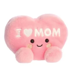 I Love Mom Plush Heart Palm Pals by Aurora