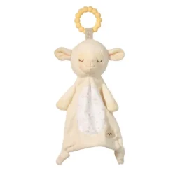 Lennox Lamb Baby Safe Plush Lovey with Teether Ring by Douglas