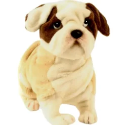 Lifelike Bulldog Stuffed Animal by Hansa