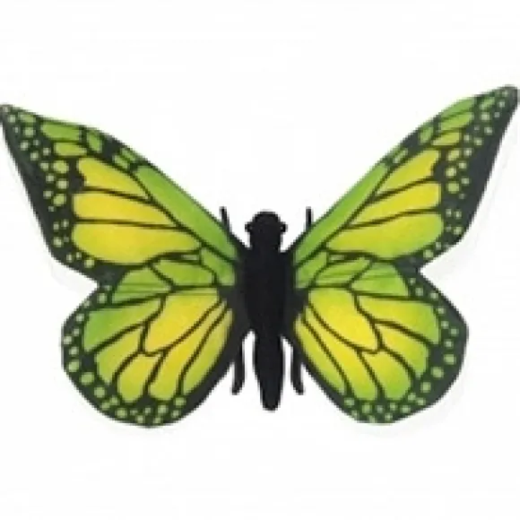Lifelike Green Butterfly Stuffed Animal by Hansa