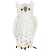 Lifelike Snowy Owl Stuffed Animal by Hansa