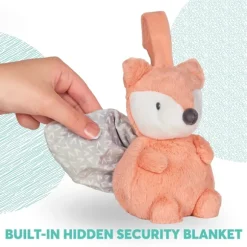 Lil' Luvs Emory Baby Safe Plush Fox Tuck-Away Lovey by Gund