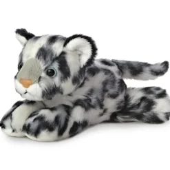 Little Chill the Stuffed Snow Leopard Mini Flopsie by Aurora