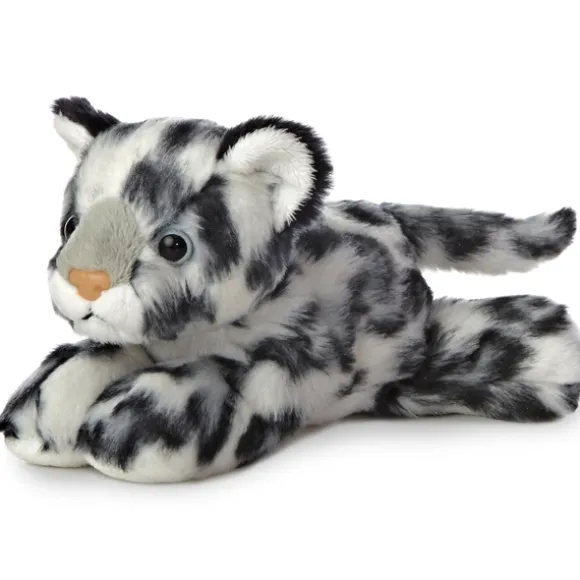 Little Chill the Stuffed Snow Leopard Mini Flopsie by Aurora